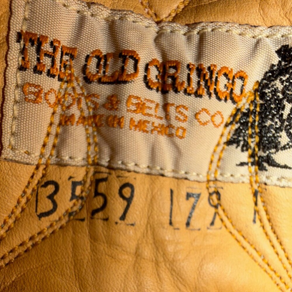 GORGEOUS Vintage Old Gringo Cowboy Boots - Picture 5 of 7
